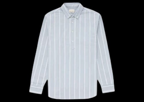 Aime Leon Dore Braided Poplin Pullover Pullover Blue