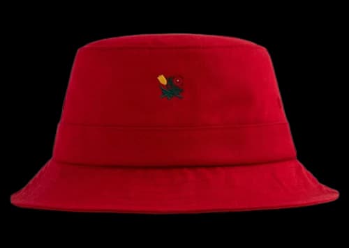 Aime Leon Dore Brushed Crest Bucket Hat Red