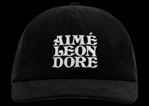 Aime Leon Dore Corduroy 60s Logo Hat Black