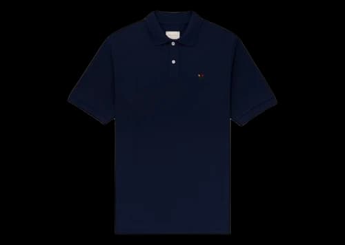 Aime Leon Dore Crest Pique Polo Evening Blue