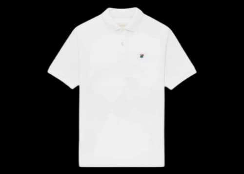 Aime Leon Dore Crest Pique Polo White
