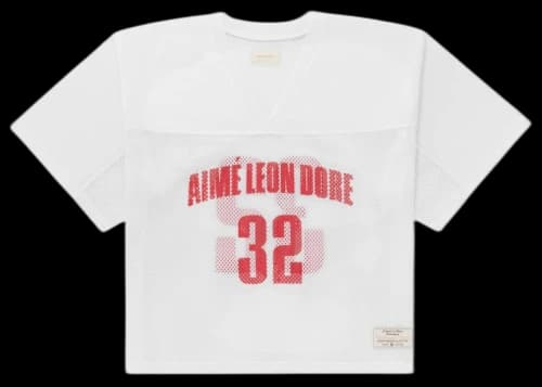 Aime Leon Dore Cropped Practice Jersey White/Red