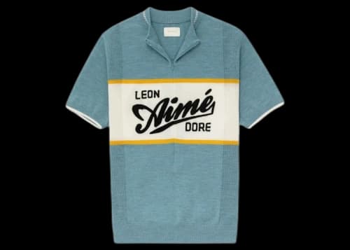 Aime Leon Dore Knit Cycling Jersey Blue