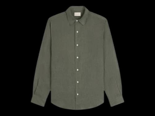 Aime Leon Dore Long-Sleeve Linen Shirt Olive