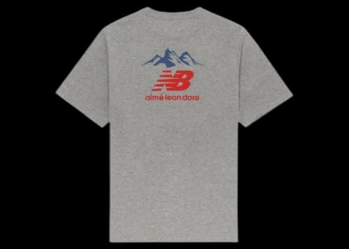 Aime Leon Dore New Balance Graphic Logo Tee Grey