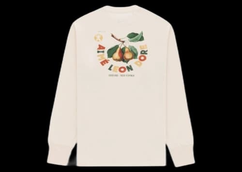 Aime Leon Dore Pear Graphic L/S Tee Cream