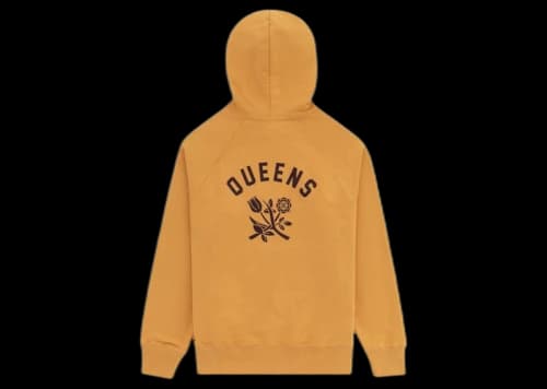 Aime Leon Dore Queens Crest Hoodie Yellow