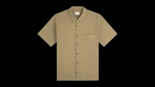 Aime Leon Dore Short-Sleeve Seersucker Shirt Green