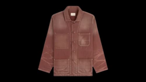 Aime Leon Dore Sun Faded Chore Jacket Red