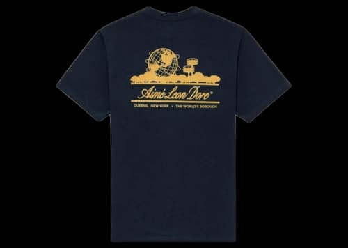 Aime Leon Dore Unisphere Short-Sleeve Tee Navy