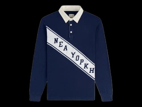 Aime Leon Dore Vintage Slub Rugby Navy
