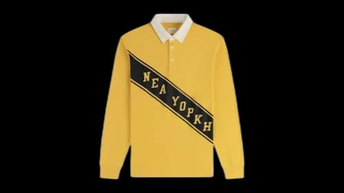 Aime Leon Dore Vintage Slub Rugby Yellow