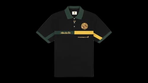 Aime Leon Dore x Porsche Racing Polo Black