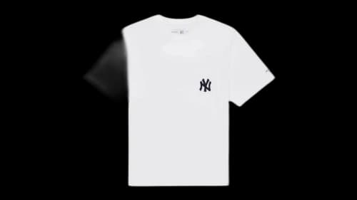 Aime Leon Dore Yankees Chainstitch Pocket Tee White