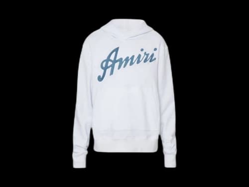 AMIRI California Hawaiian Hoodie White