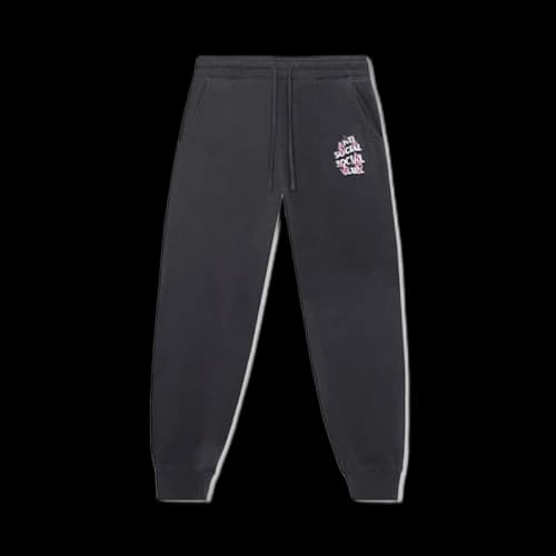 Anti Social Social Club 3.0 Washed Sweatpants Black