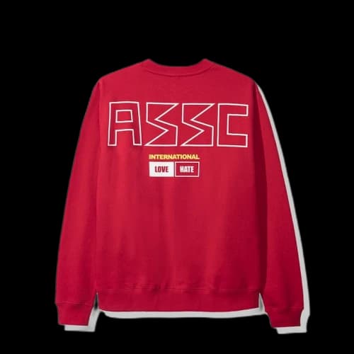 Anti Social Social Club 300ZX Crewneck (FW19) Red
