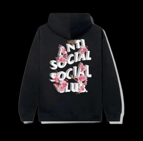 Anti Social Social Club 4k Kkoch Hoodie Black