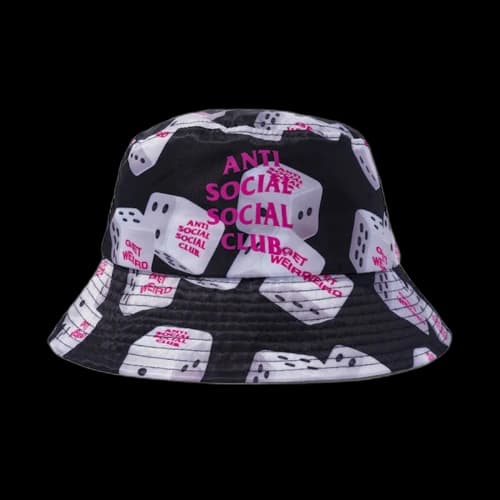 Anti Social Social Club 7 (4) 7 Bucket Cap Black