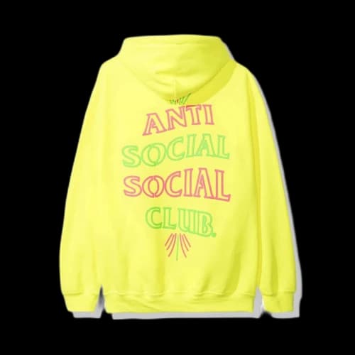 Anti Social Social Club 777 Hoodie (FW19) Neon Green