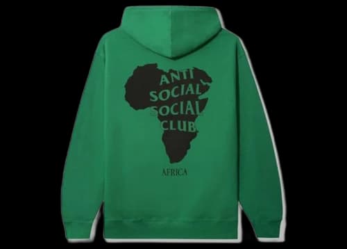 Anti Social Social Club Africa Hoodie Green