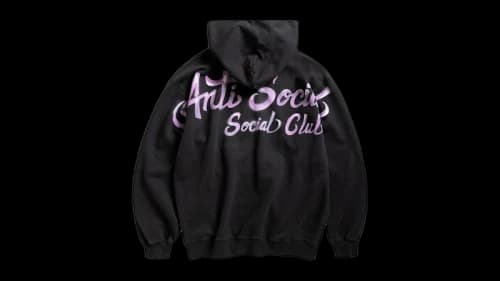 Anti Social Social Club Airbrushed Hoodie Black
