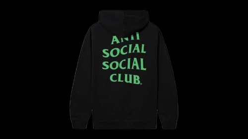 Anti Social Social Club Alien Hoodie Black