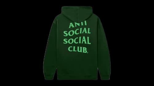 Anti Social Social Club Alien Hoodie Green