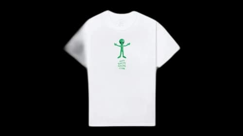 Anti Social Social Club Alien Tee White