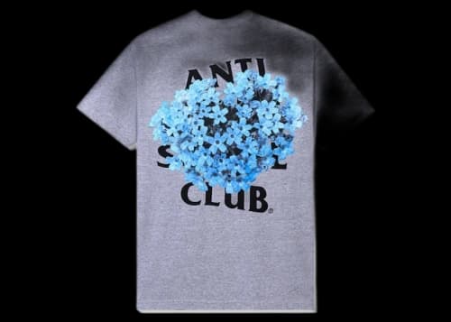 Anti Social Social Club All Rise Grey Tee Grey