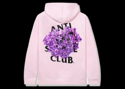 Anti Social Social Club All Rise Hoodie Pink