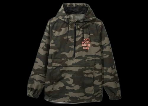 Anti Social Social Club Anorak Jacket Camo