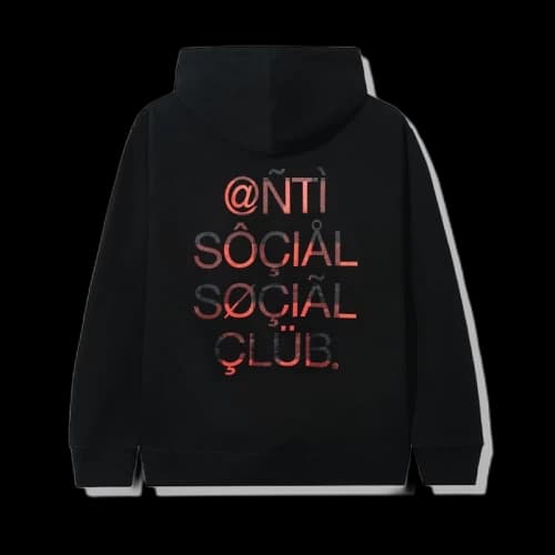 Anti Social Social Club ASSC999 Hoodie Black