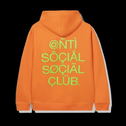 Anti Social Social Club ASSC999 Hoodie Orange
