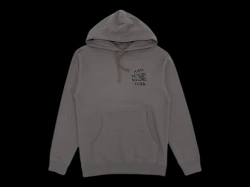 Anti Social Social Club Bat Emoji Hoodie Black