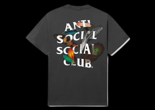 Anti Social Social Club Birdbath Tee Grey