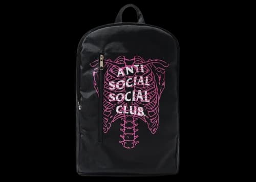 Anti Social Social Club Broken Backpack Black