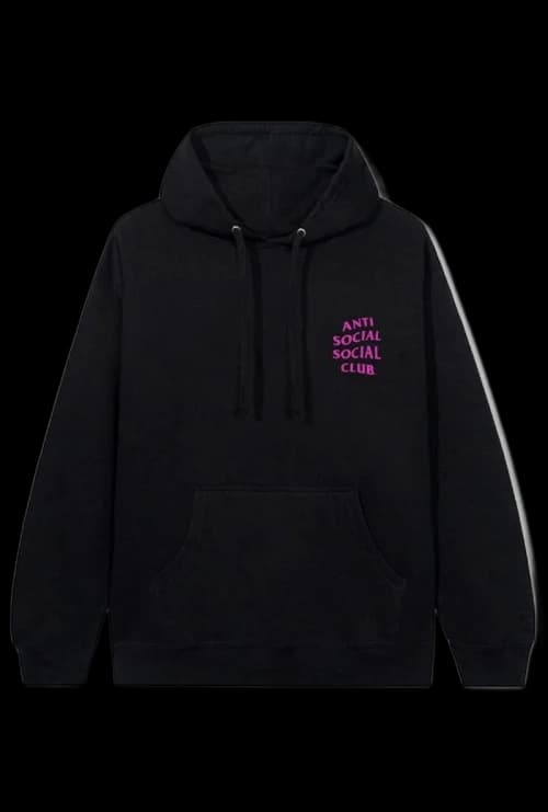 Anti Social Social Club Bubblegum Hoodie Black