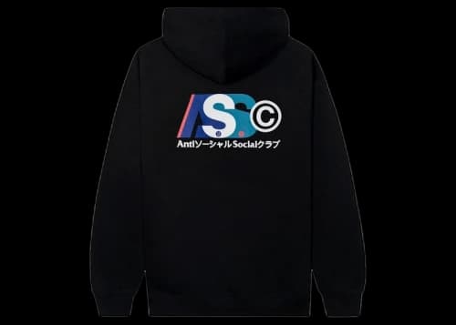 Anti Social Social Club Build Up Hoodie Black