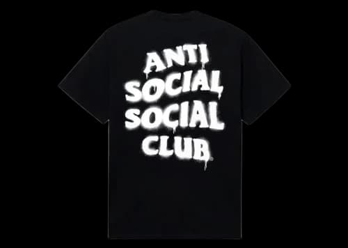 Anti Social Social Club Burn It Down Tee Black