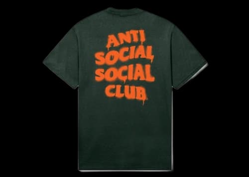 Anti Social Social Club Burn It Down Tee Green