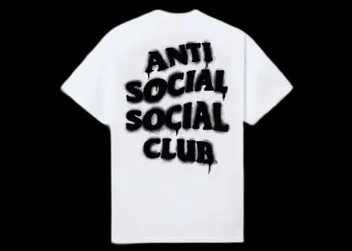 Anti Social Social Club Burn It Down Tee White