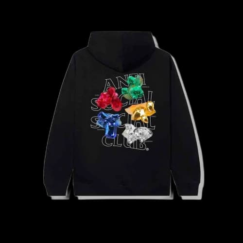 Anti Social Social Club Bussin Hoodie Black