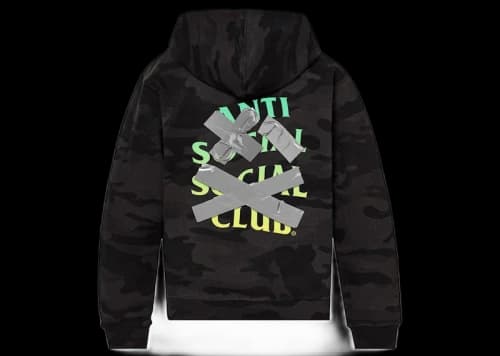 Anti Social Social Club Cancelled Again Hoodie Camo