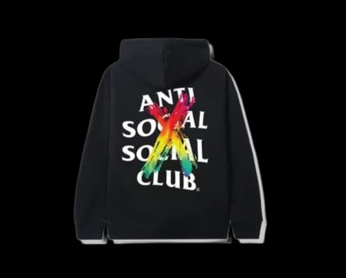 Anti Social Social Club Cancelled Hoodie Black
