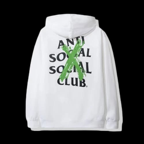 Anti Social Social Club Cancelled Remix Hoodie (FW19) White