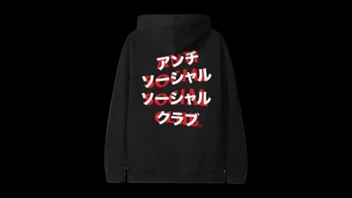Anti Social Social Club Cat Cafe Hoodie Hoodie Black
