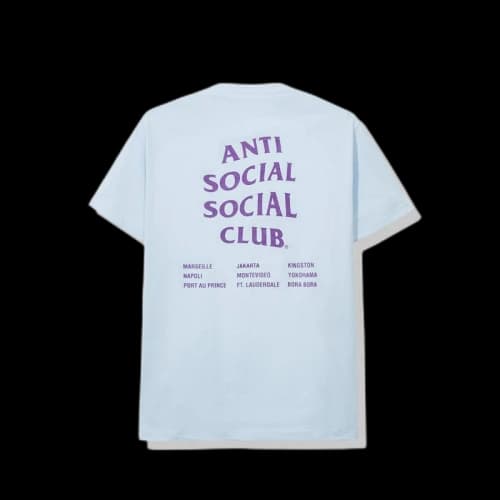 Anti Social Social Club Club Med Tee Blue