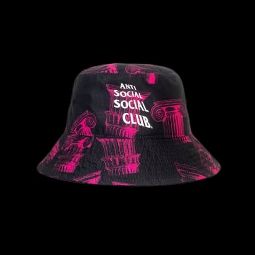 Anti Social Social Club Collapse Bucket Cap Black