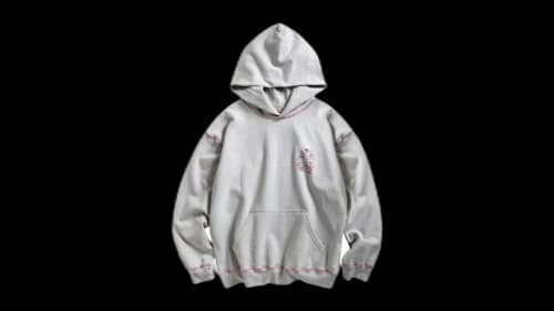 Anti Social Social Club Contrast Stitch Hoodie Gray